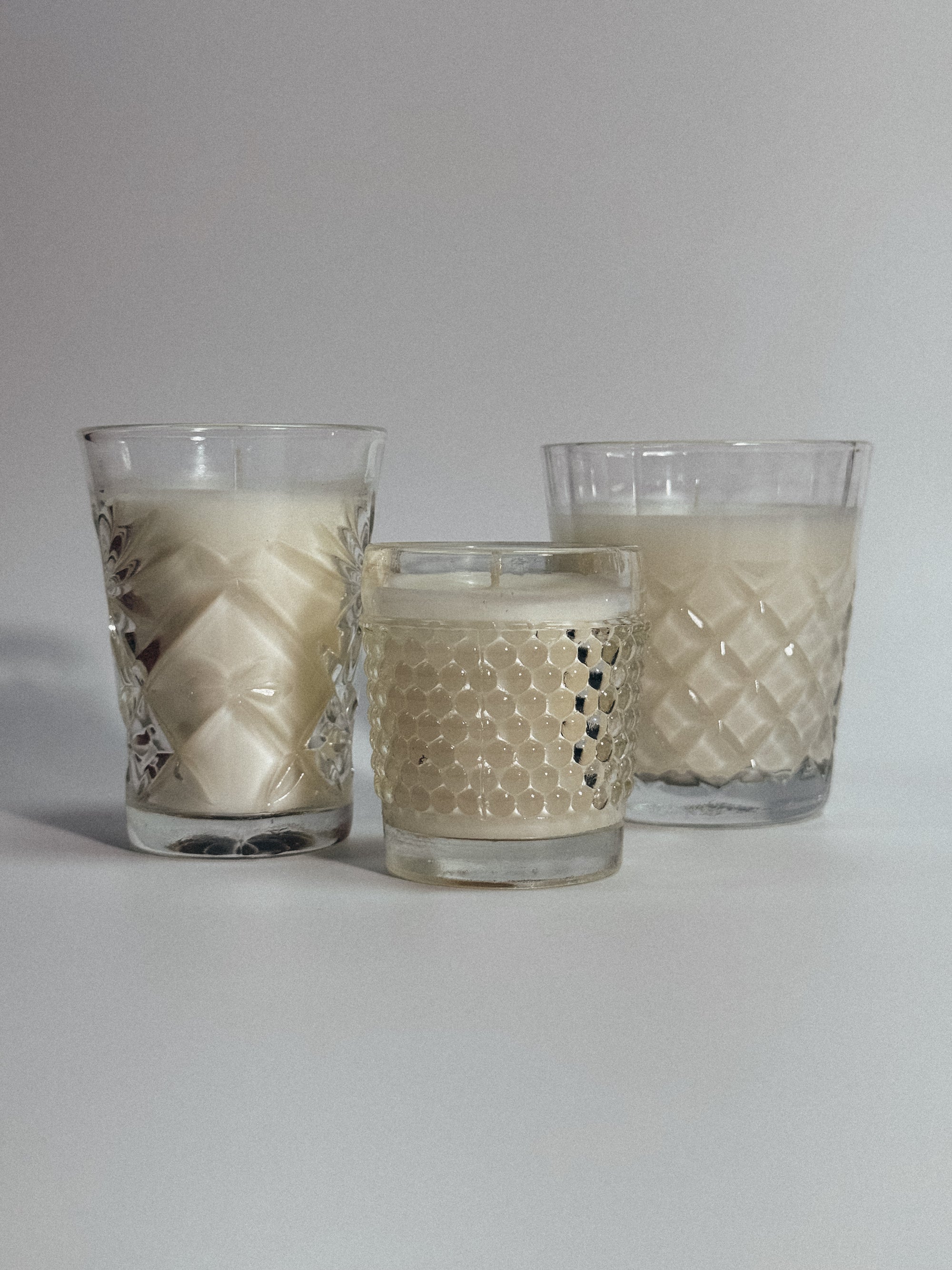 cut glass star candle