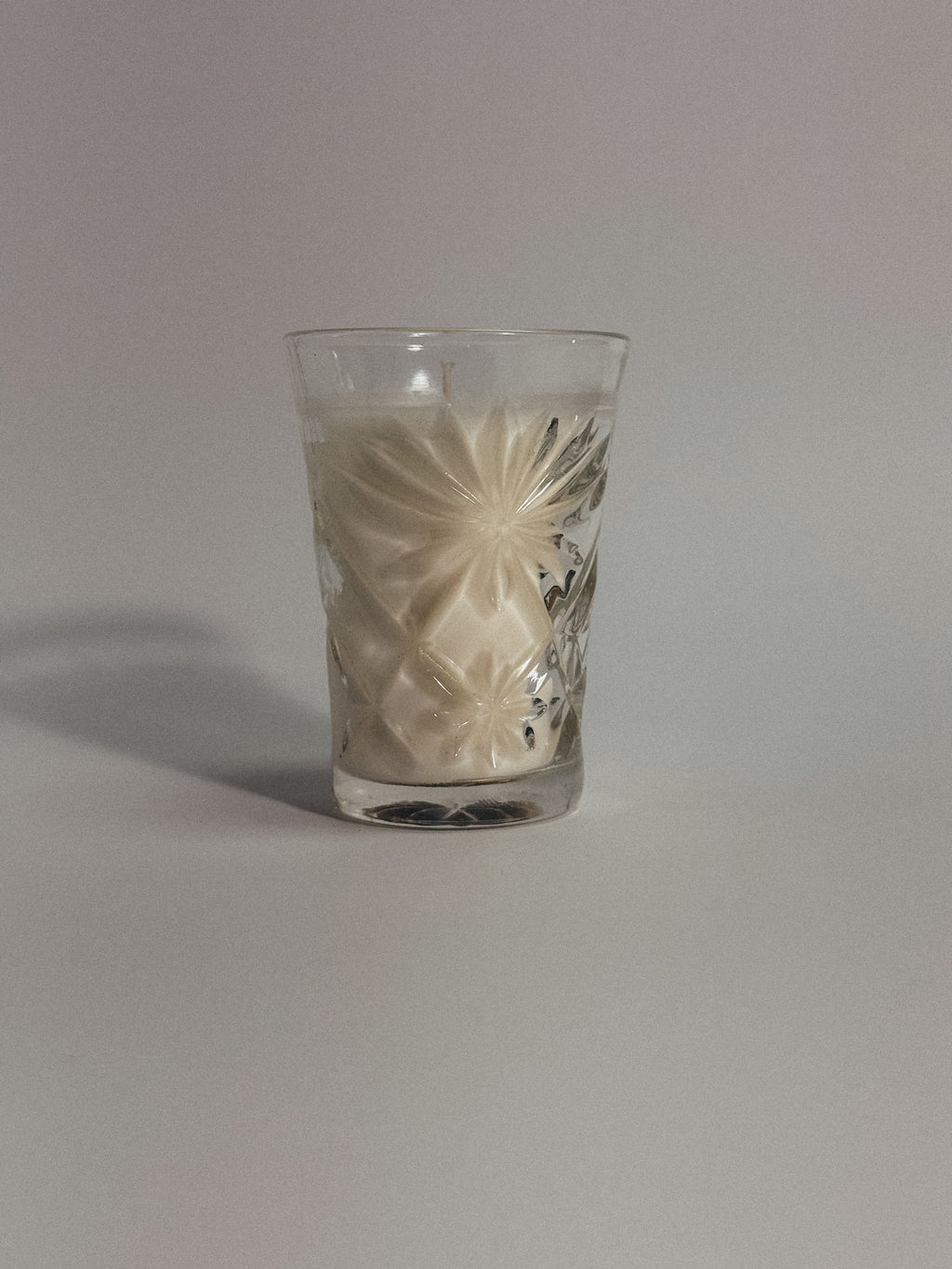 cut glass star candle