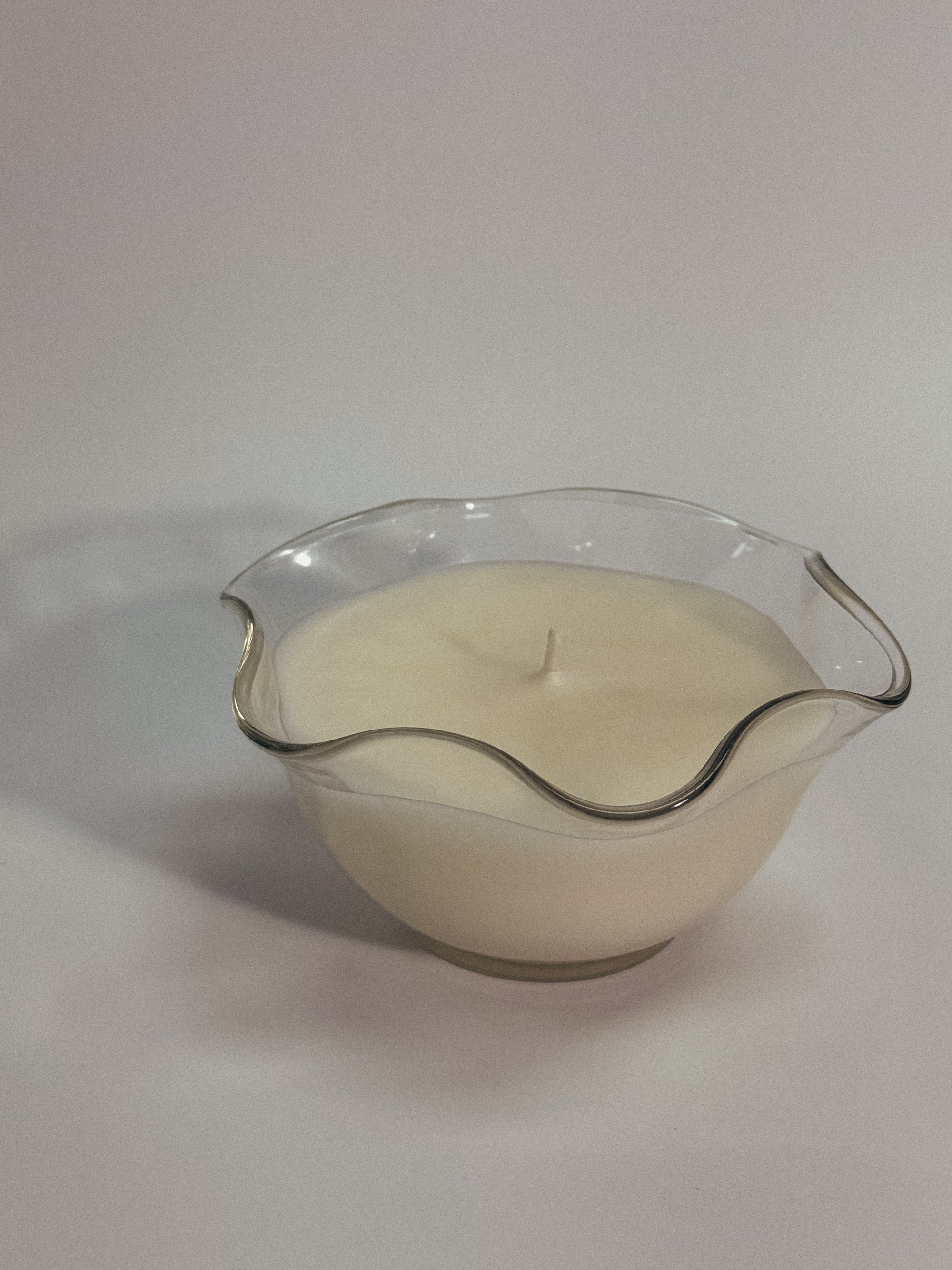 wave bowl candle