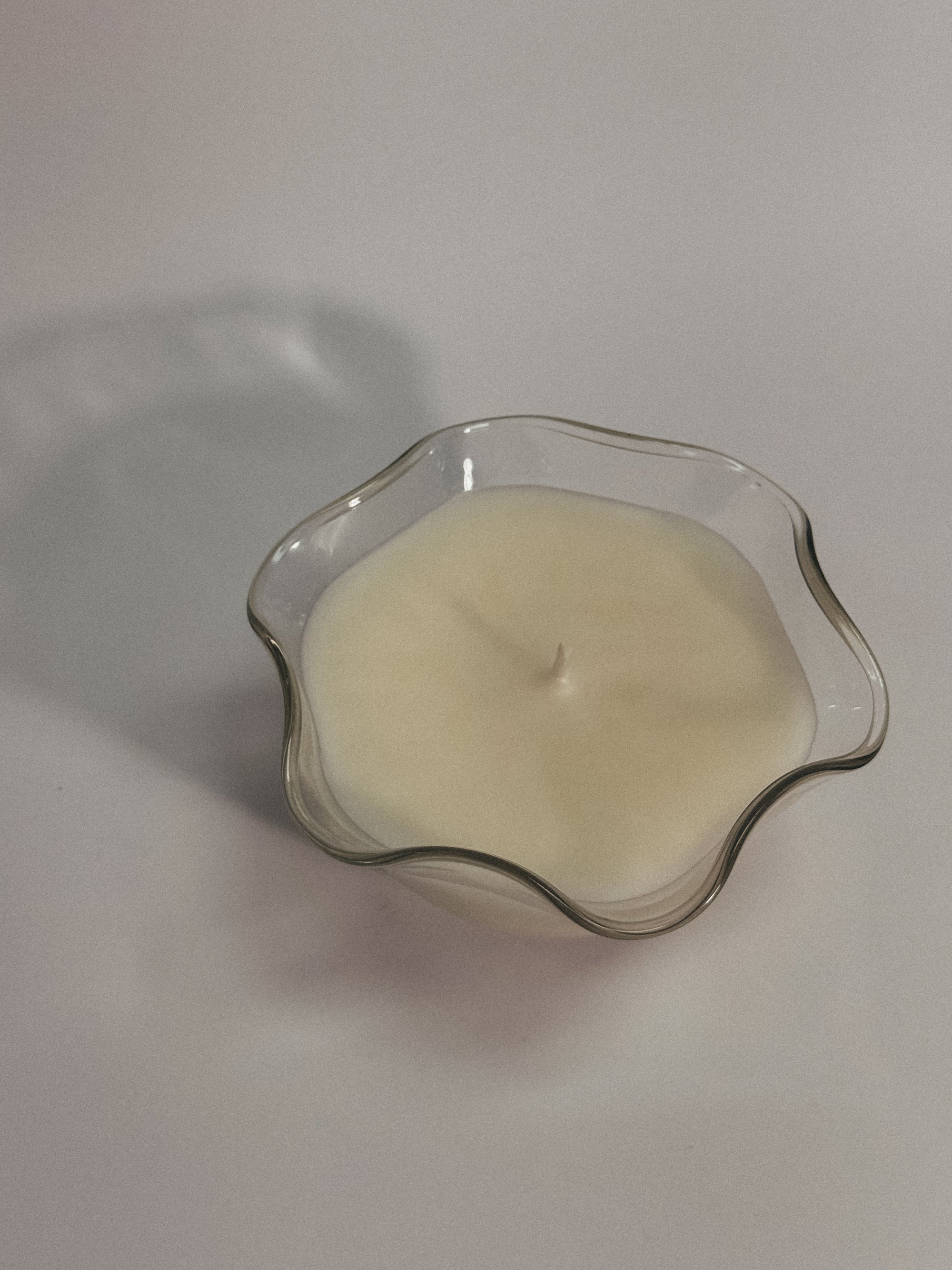 wave bowl candle