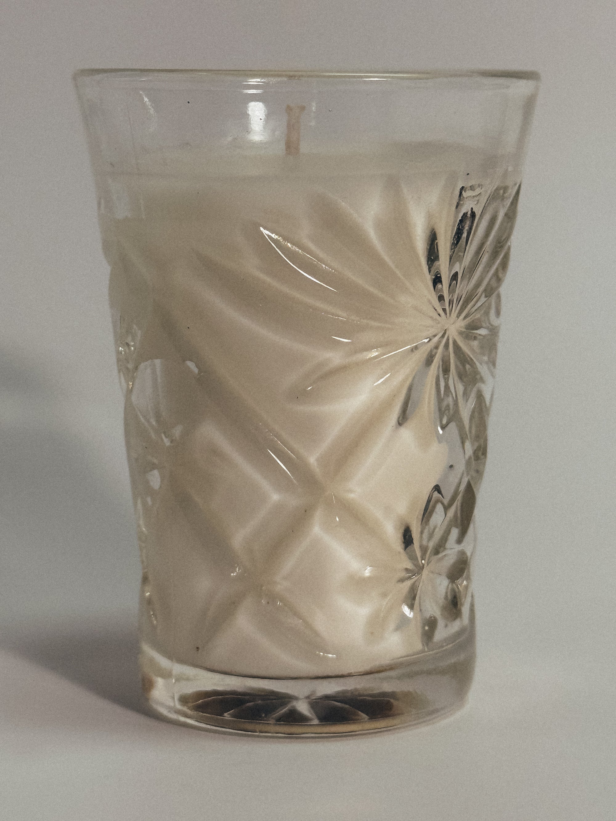 cut glass star candle