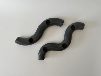 squiggle set // matching taper holders